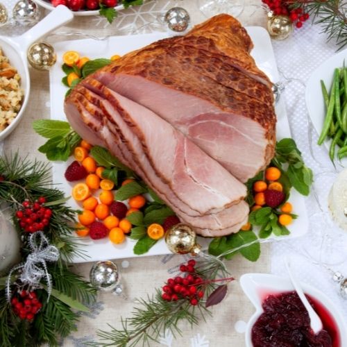 Christmas Glazed ham
